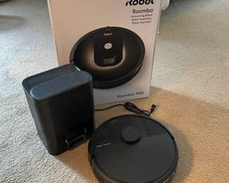 H15 - $140. iRobot Roomba 980 barely used! Never even finished mapping this house! Includes vacuum and Roomba AutoEmpty Dock. 