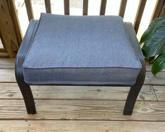H8 - $150. Outdoor Convertible Loveseat/Day Bed. Measures 60 W by 33 D by 34 T. Used on a screened in porch and does have some sun fading but otherwise very good condition!