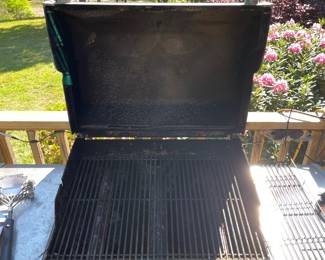 H9 - $125. Weber Genesis Grill includes propane tank. Measures 56 W by 26 D by 48 T. 