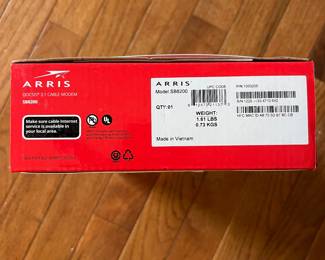 H93 - $50. Arris Surfboard cable modem. Model #SB8200
