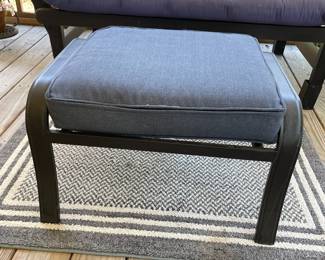 H8 - $150. Outdoor Convertible Loveseat/Day Bed. Measures 60 W by 33 D by 34 T. Used on a screened in porch and does have some sun fading but otherwise very good condition!