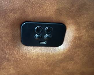 H103 - $650 Each. *2 Available* Ashley Brown Furniture Power Recline "Leather" Couches. Measures 84" W x 38" D x 41" T.  19.5 floor to seat height. Leather blend - it's 46% Leather, 37% PUC, 17% Polyester. Both are in very good condition. One has marks on the head rest (see photo)