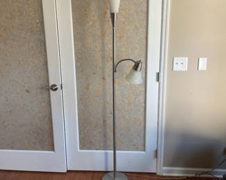 H19 - $25. Floor lamp. Measures 70" T 