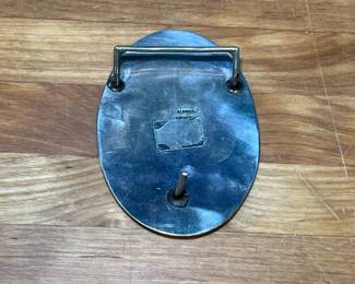H86 - $20. Belt Buckle from Mexico. Alpaca. 