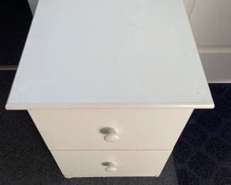 H23 - $25. 2 Drawer Cabinet. 16 W by 15.75 D by 22 T 