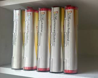 H55 - $25. Office Visio Professional 2007 set of 5.   