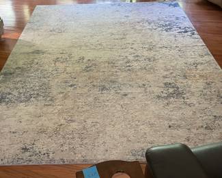 H13 - $75. Large Machine Washable Area Rug. Measures 106.5" x 142" (almost 9' x 12')