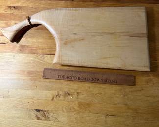 H101 - $30. Cutting Board. Measures 20.5" W x 9.5" D