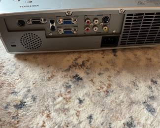 H74 - $20. Toshiba TDP-T99 Data Projector w/ cords plus remote and mouse tested. Works. 
