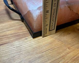 H77 - $25. Salt Block #3. Measures 12" x 8" x 2". 