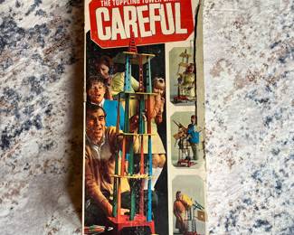 H46 - $20. 1967 Ideal “Careful” game. The toppling tower game. 