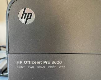 H21 - $75. HP OfficeJet Pro 8620. (Print, copy, scan, fax, Web, wireless) Measures 20 W by 16.5 D by 12.5 T 