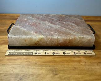 H76 - $25. Salt Block#2. Measures 12" x 8" x 2". 