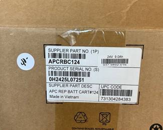 H94 - $40 each.  3 Available. APC RBC Battery 7Ah/12V. 