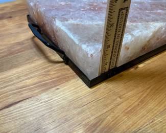 H76 - $25. Salt Block#2. Measures 12" x 8" x 2". 