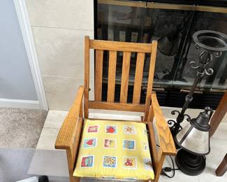 Child's vintage rocking chair