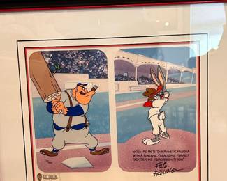 Bugs Bunny "Palooka Pitch" Limited Edition Cel by Friz Freleng