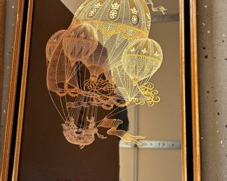 Yves Beaujard Etched in Sterling Silver embellished with 24 karat gold