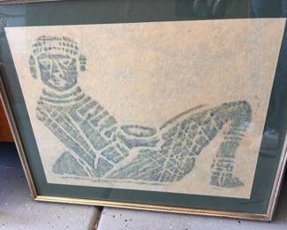 Stone Rubbing Artwork