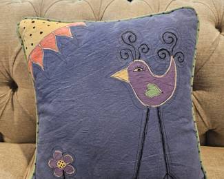 Hand Painted Decorative Pillow