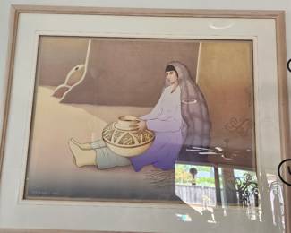 R.C. Gorman Lithograph