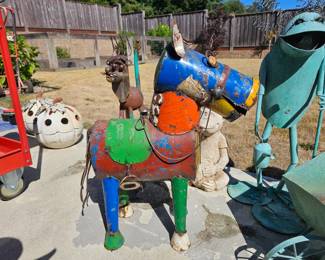 Aaron Jackson EE-I-EE-I-O Metal Sculpture