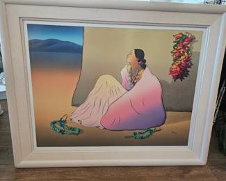 R.C. Gorman Lithograph