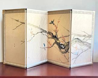 KKS093- Vintage 20th Century Japanese Table Screen 