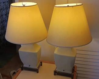 KKS071 Mid-century Modern Table Lamps (pair)