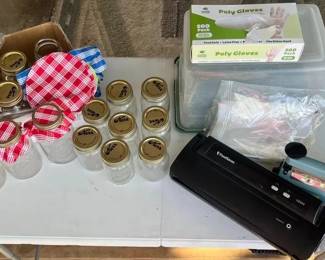 KKS034- Mason Jars And Food Saver Machine! 