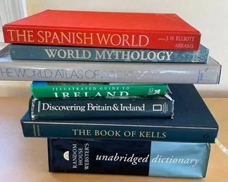 KKS047 - Book Collection - Webster’s Dictionary, Mythology, Ireland , Architecture, & More 