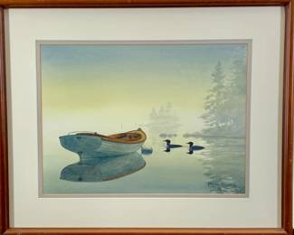 Lot 115	Peter Ferber (American, 1936-2025). Untitled (20th century). Watercolor on Paper.