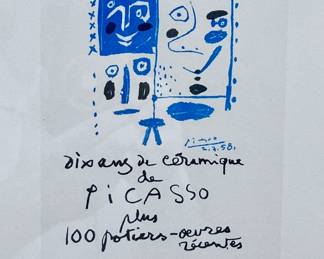 Pablo Picasso, Signed Exhibition Poster