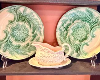 Oyster Plates / GIEF France / Antique