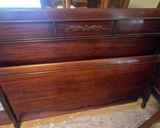 Mahogany bed