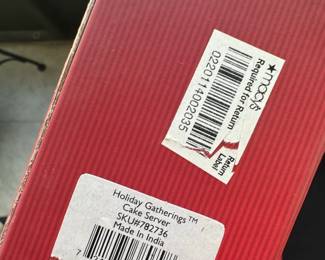 Lenox Holiday Gatherings Cake Server and Cake Knife Set second image