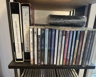 Assorted Music CDs and VHS Tapes second image
