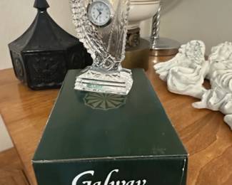 Galway Irish Crystal Merlin Park Clock
