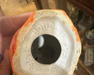 Vintage Ceramic Apple Piggy Bank second image