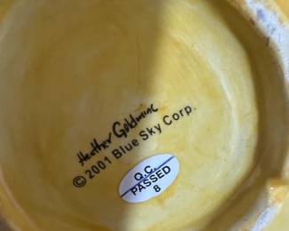 Heather Goldminc Blue Sky Sunflower Candle Holder third image