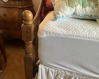 Wooden Daybed with Mattress and Bedding second image