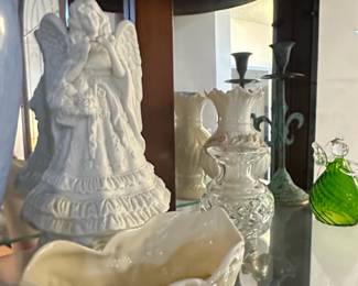 White Ceramic Angel Figurine