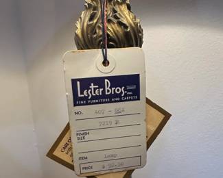 Stiffel Brass and Black Fluted Table Lamp fifth image