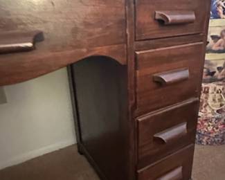 Vintage Art Deco Waterfall Writing Desk second image