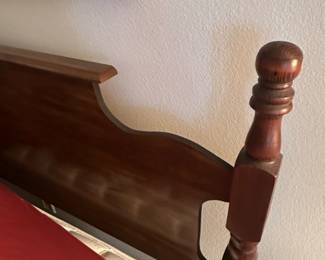 USSleep Mattress with Wooden Bed Frame second image