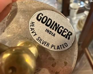 Godinger India Heavy Silver Plated Pacifier second image