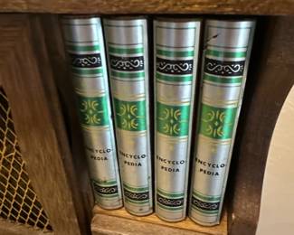 Vintage Decorative Book Box with Faux Encyclopedia Set second image