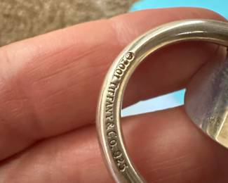 Tiffany  Co. Sterling Silver Return to Tiffany Heart Toggle Keychain third image