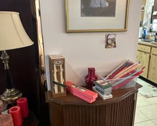 Vintage Carved Wooden Box with Egyptian Motifs