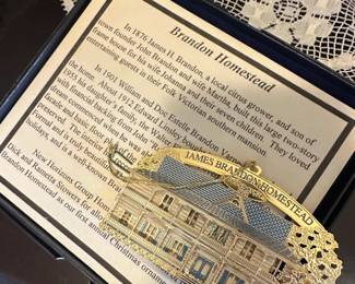 Brandon Homestead Christmas Ornament second image